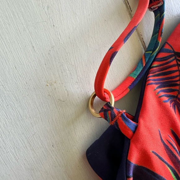 L*Space bikini top Rocky In Persimmon/Navy Reversible XL  was $119 Shopbop - Picture 6 of 10